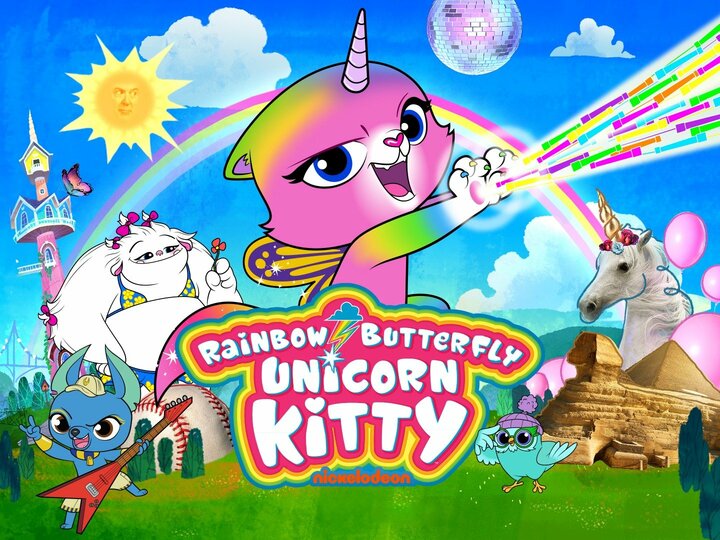 Rainbow Butterfly Unicorn Kitty